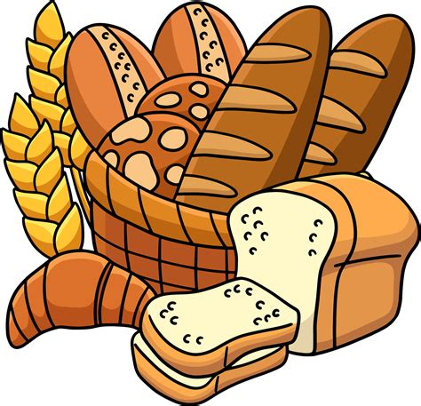 cartoon bread|cartoon images of bread.